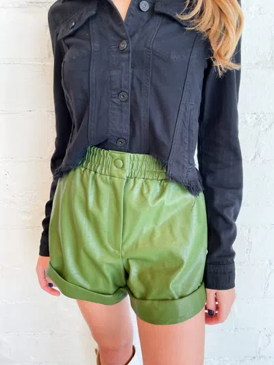 Olivaceous Anything Is Possible Short In Olive In Green