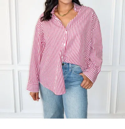 Olivaceous Boardwalk Breeze Shirt In Pink