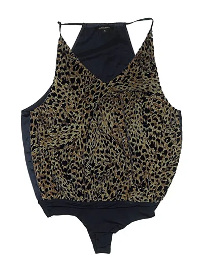 Pre-owned Olivaceous Bodysuit In Black