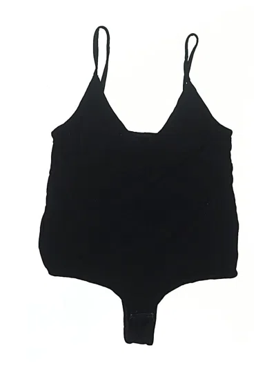 Pre-owned Olivaceous Bodysuit In Black
