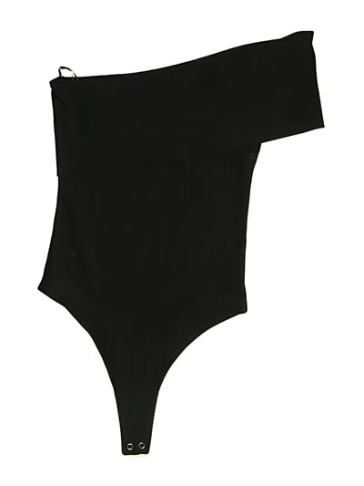Pre-owned Olivaceous Bodysuit In Black