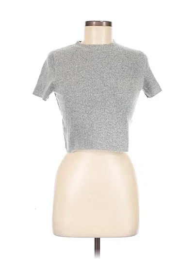 Pre-owned Olivaceous Cardigan Sweater In Gray