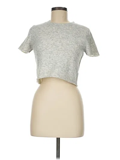 Pre-owned Olivaceous Cardigan Sweater In Gray