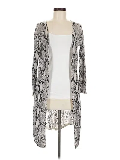 Pre-owned Olivaceous Cardigan Sweater In Silver