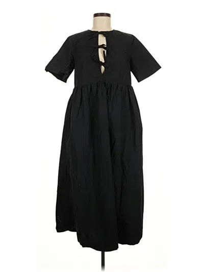 Pre-owned Olivaceous Casual Dress In Black