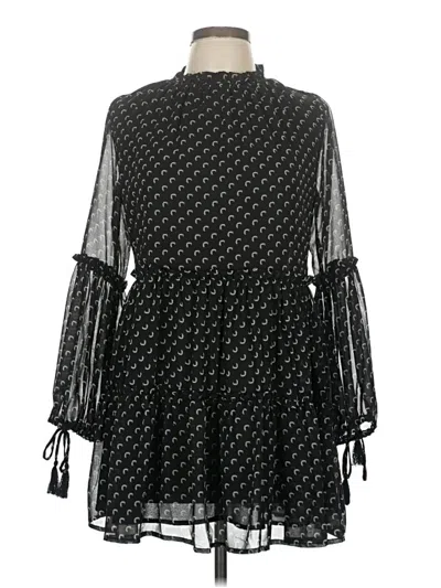 Pre-owned Olivaceous Casual Dress In Black