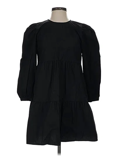 Pre-owned Olivaceous Casual Dress In Black