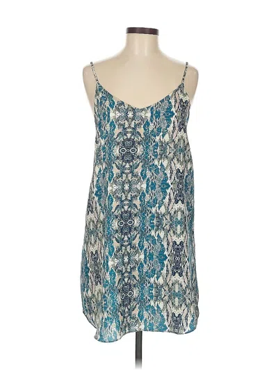 Pre-owned Olivaceous Casual Dress In Blue