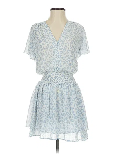 Pre-owned Olivaceous Casual Dress In Blue