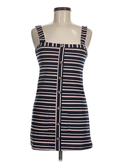 Pre-owned Olivaceous Casual Dress In Blue