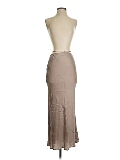 Pre-owned Olivaceous Casual Dress In Brown