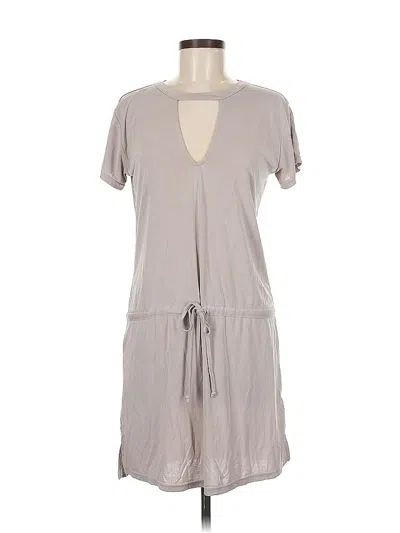 Pre-owned Olivaceous Casual Dress In Gray