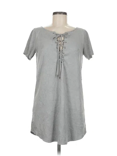 Pre-owned Olivaceous Casual Dress In Gray