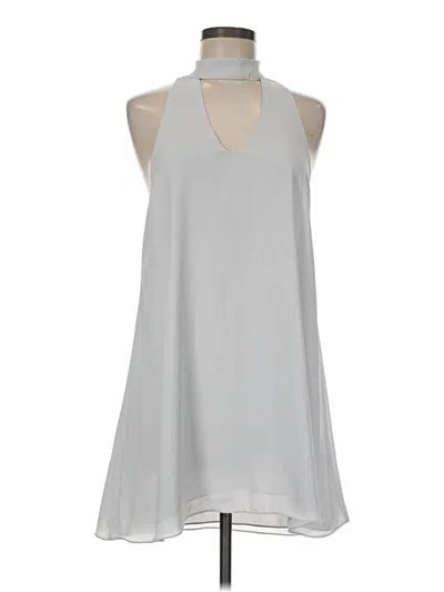Pre-owned Olivaceous Casual Dress In Gray