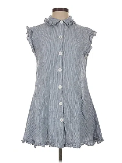 Pre-owned Olivaceous Casual Dress In Gray