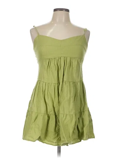 Pre-owned Olivaceous Casual Dress In Green