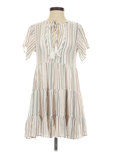 Pre-owned Olivaceous Casual Dress In Ivory