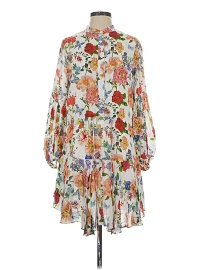 Pre-owned Olivaceous Casual Dress In Ivory