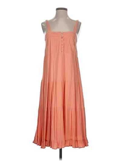 Pre-owned Olivaceous Casual Dress In Orange