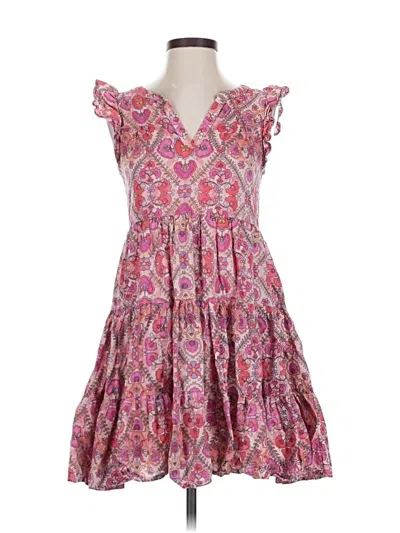 Pre-owned Olivaceous Casual Dress In Pink
