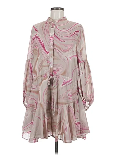 Pre-owned Olivaceous Casual Dress In Pink