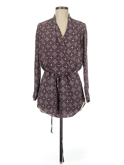 Pre-owned Olivaceous Casual Dress In Purple