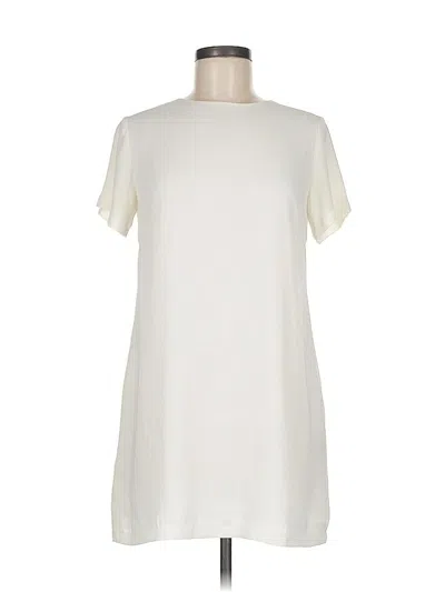 Pre-owned Olivaceous Casual Dress In White