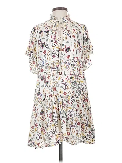 Olivaceous Casual Dress In Multi