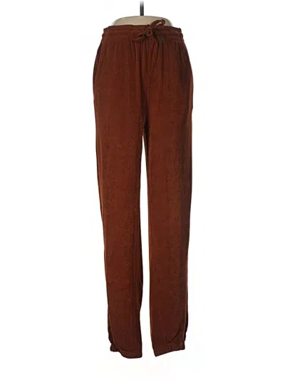 Olivaceous Casual Pants In Brown