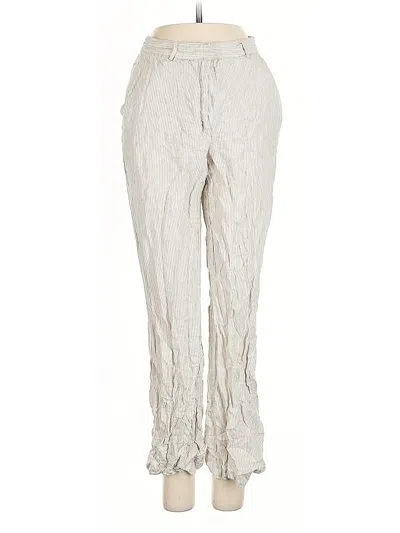 Pre-owned Olivaceous Casual Pants In White