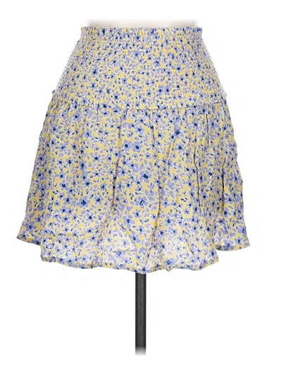 Pre-owned Olivaceous Casual Skirt In Blue