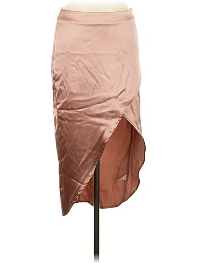Pre-owned Olivaceous Casual Skirt In Brown