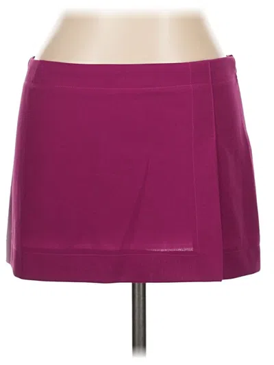 Pre-owned Olivaceous Casual Skirt In Burgundy