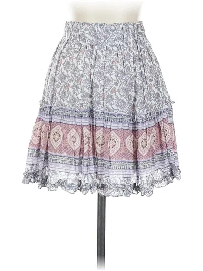 Pre-owned Olivaceous Casual Skirt In Gray