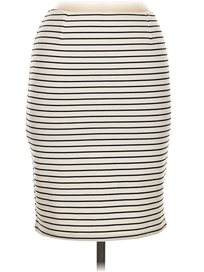 Pre-owned Olivaceous Casual Skirt In Ivory