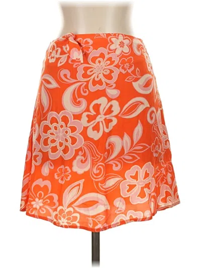 Pre-owned Olivaceous Casual Skirt In Orange