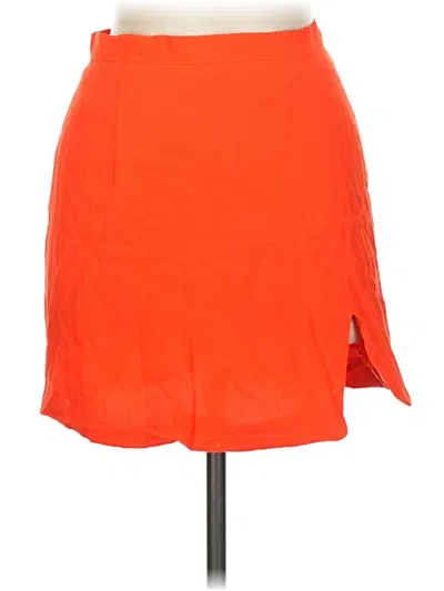 Pre-owned Olivaceous Casual Skirt In Orange