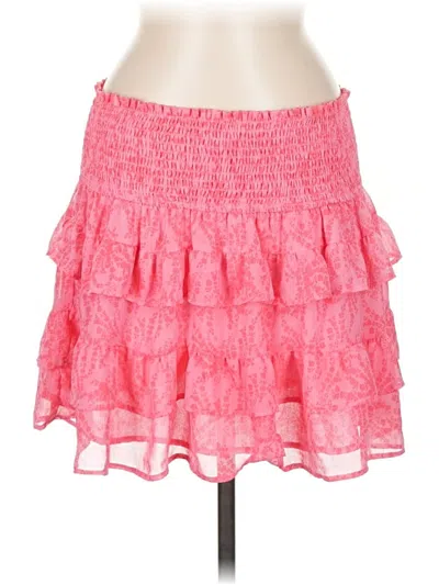 Pre-owned Olivaceous Casual Skirt In Pink