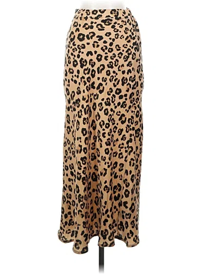 Pre-owned Olivaceous Casual Skirt In Tan