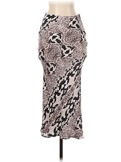 Pre-owned Olivaceous Casual Skirt In White