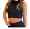 Olivaceous Chelsea Top In Black In Black