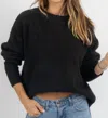Olivaceous Clara Sweater In Black In Black