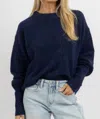 Olivaceous Clara Sweater In Navy In Blue