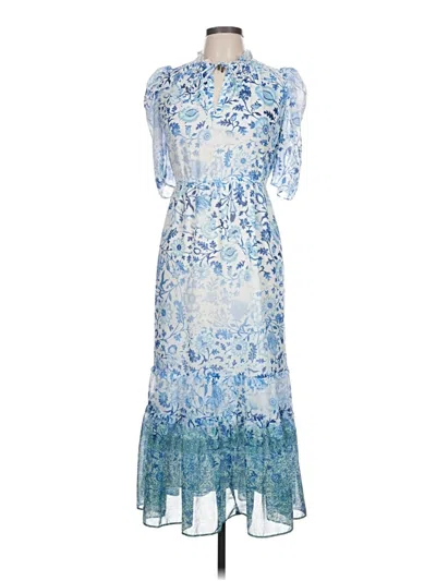 Pre-owned Olivaceous Cocktail Dress In Blue