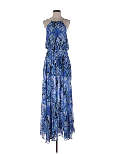 Pre-owned Olivaceous Cocktail Dress In Blue