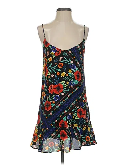 Pre-owned Olivaceous Cocktail Dress In Blue