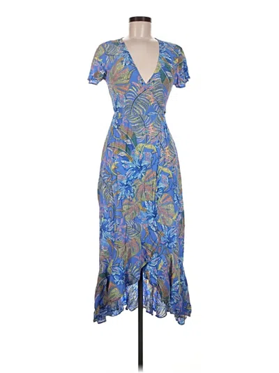 Pre-owned Olivaceous Cocktail Dress In Blue