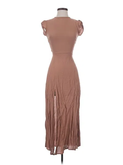 Pre-owned Olivaceous Cocktail Dress In Brown