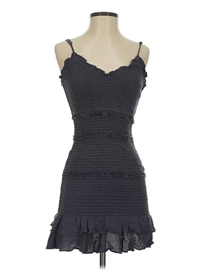 Pre-owned Olivaceous Cocktail Dress In Gray