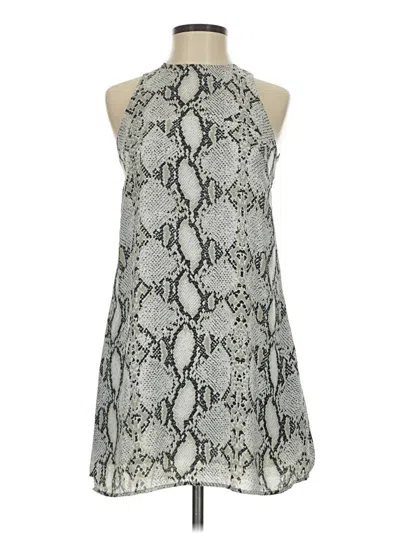 Pre-owned Olivaceous Cocktail Dress In Gray